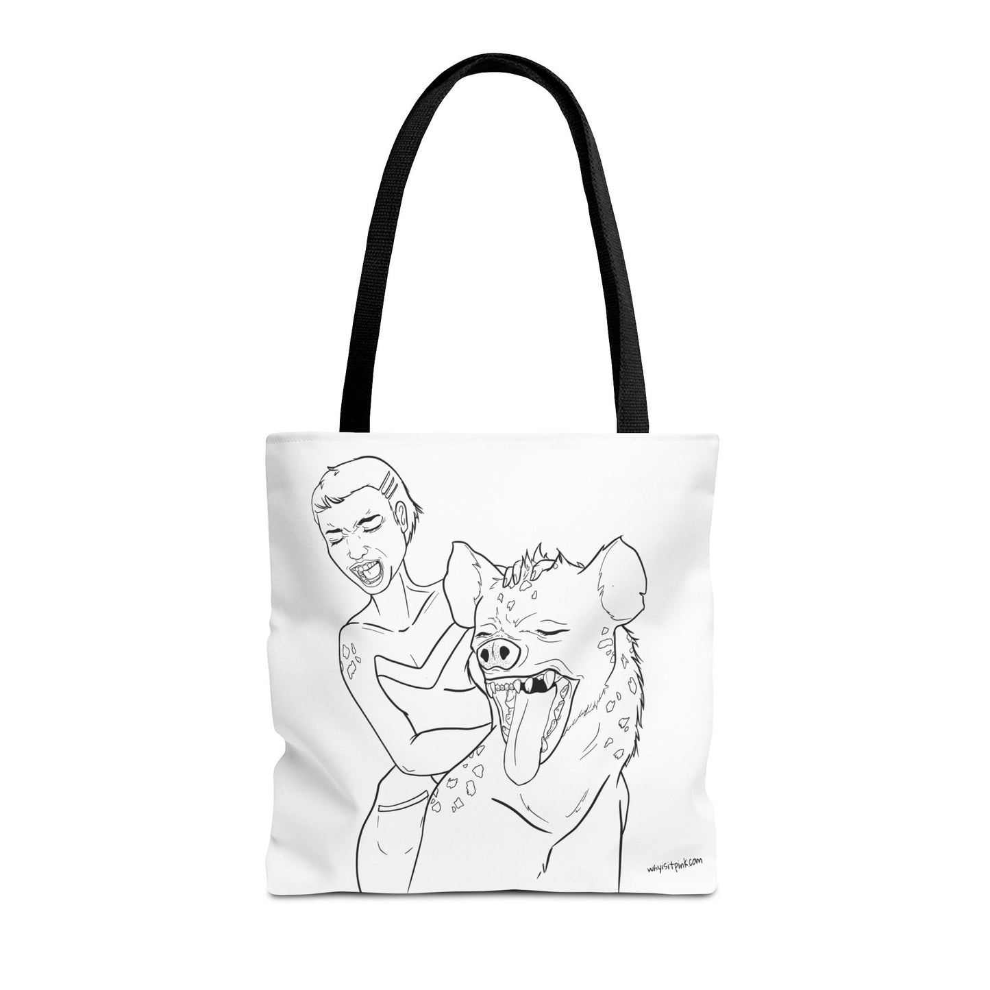 Hilarious Hyena Tote Bag