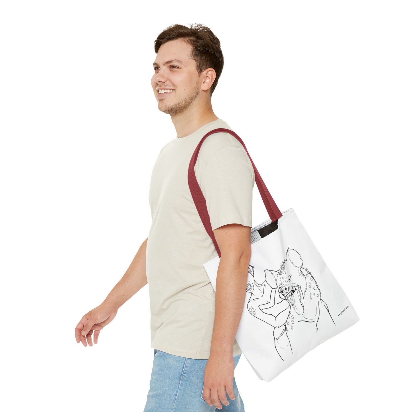 Hilarious Hyena Tote Bag