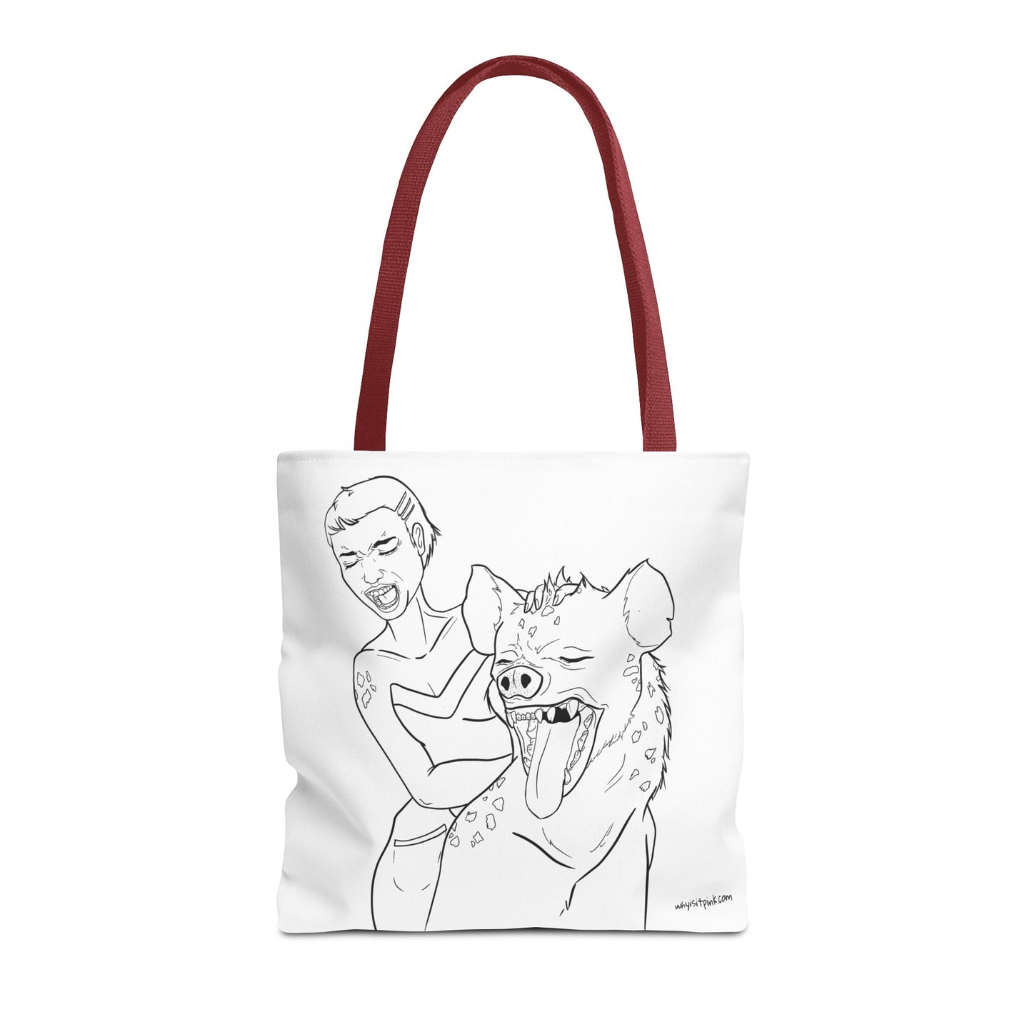 Hilarious Hyena Tote Bag