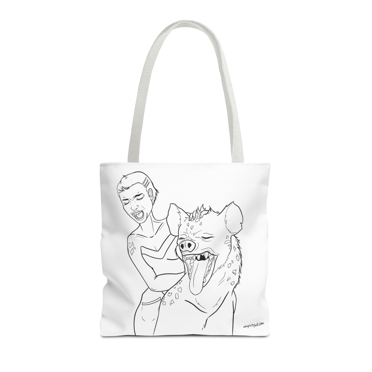 Hilarious Hyena Tote Bag
