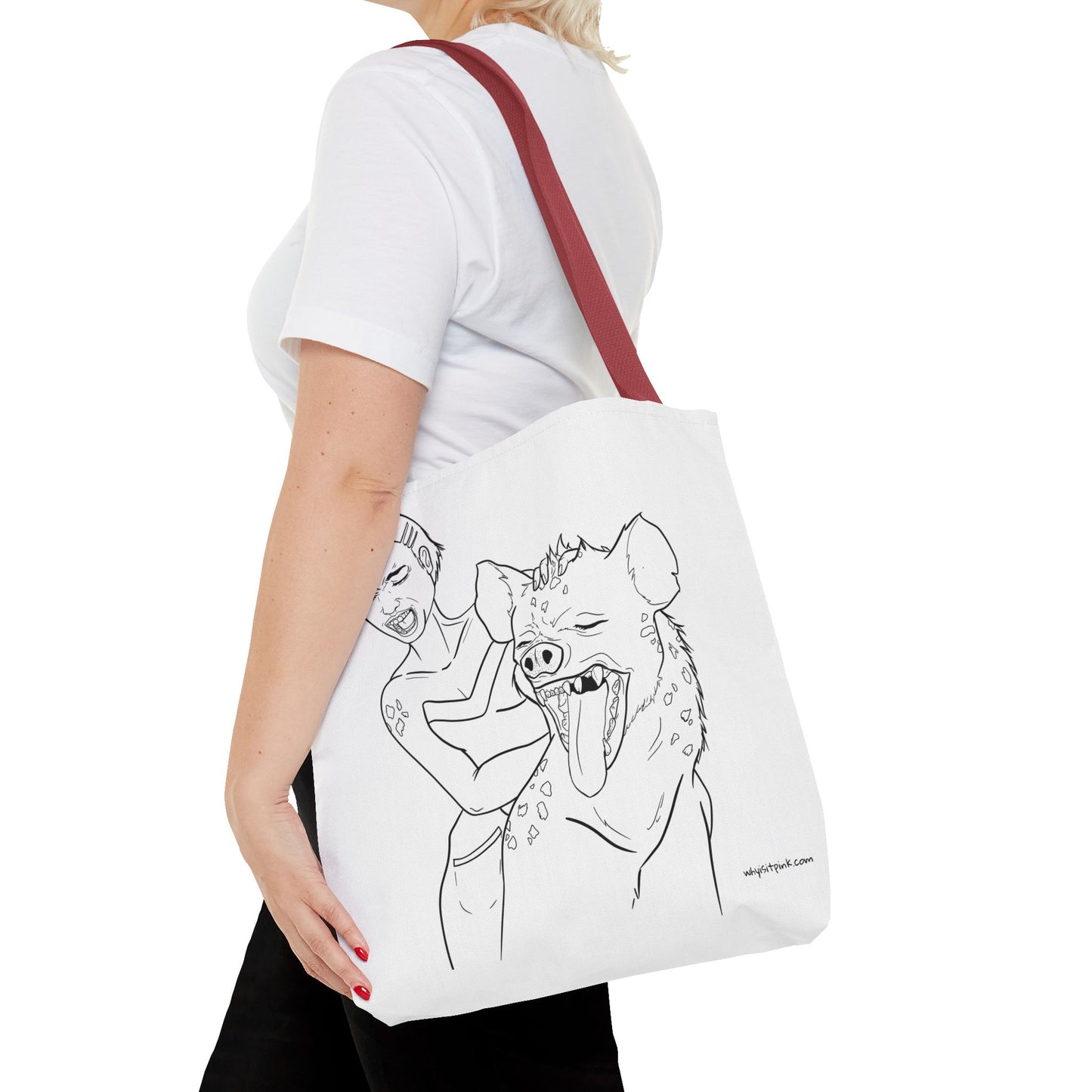Hilarious Hyena Tote Bag