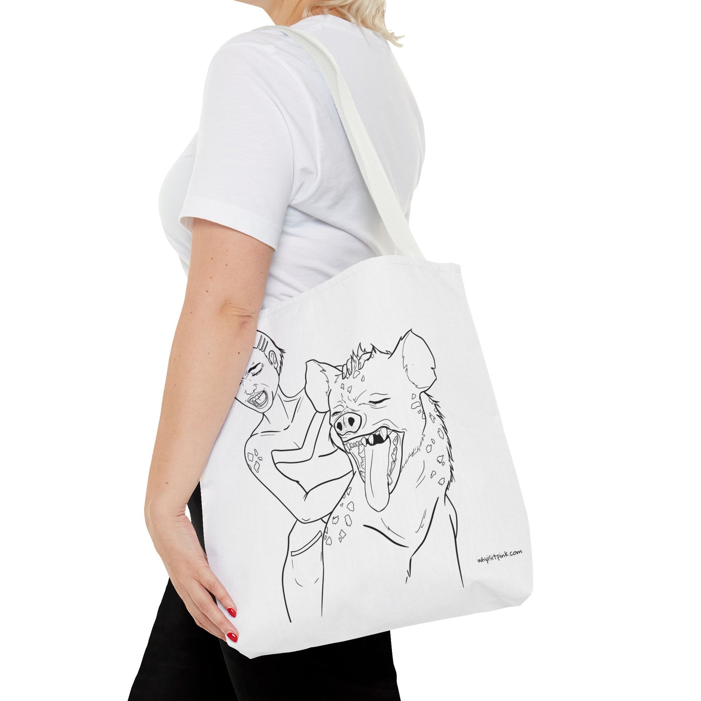 Hilarious Hyena Tote Bag