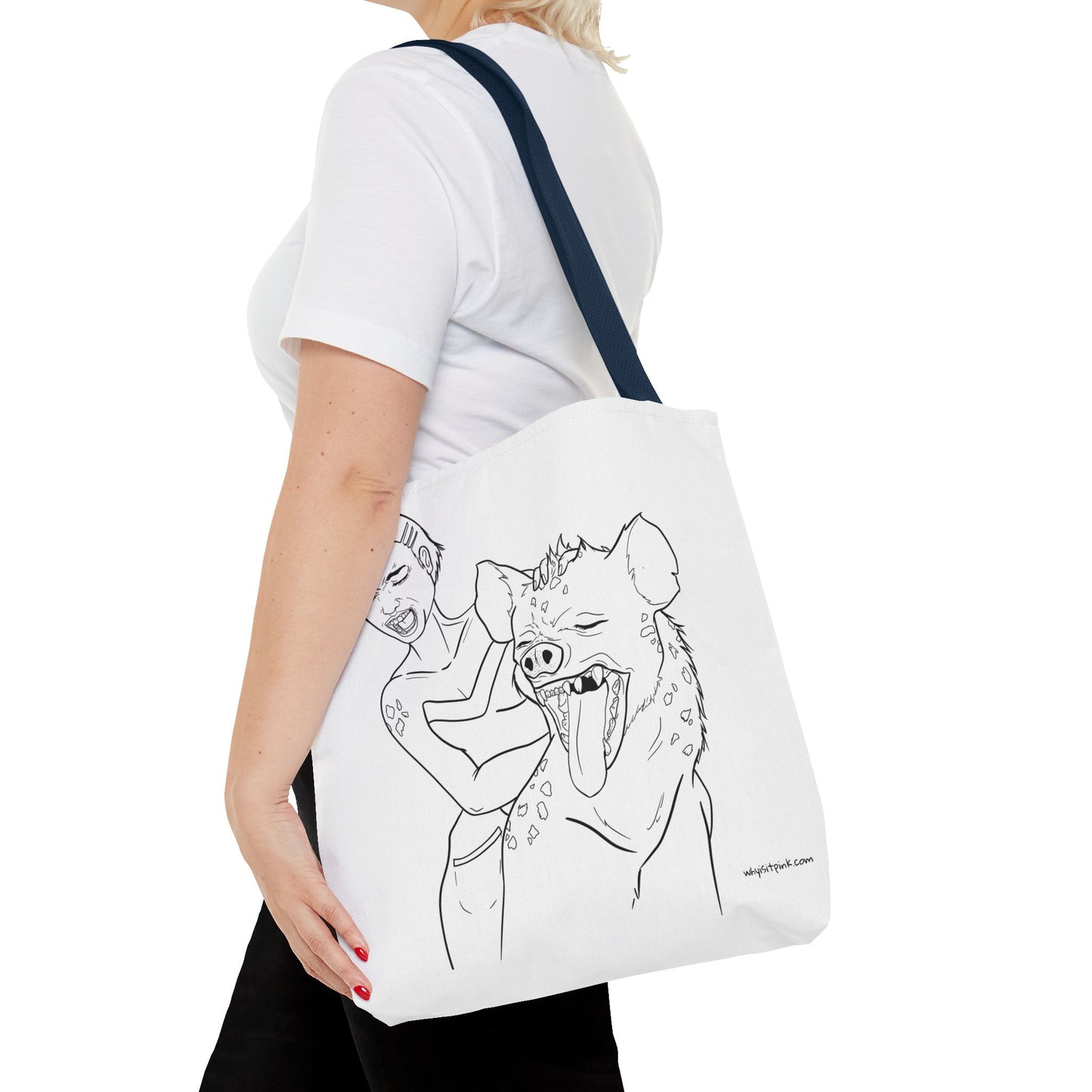 Hilarious Hyena Tote Bag