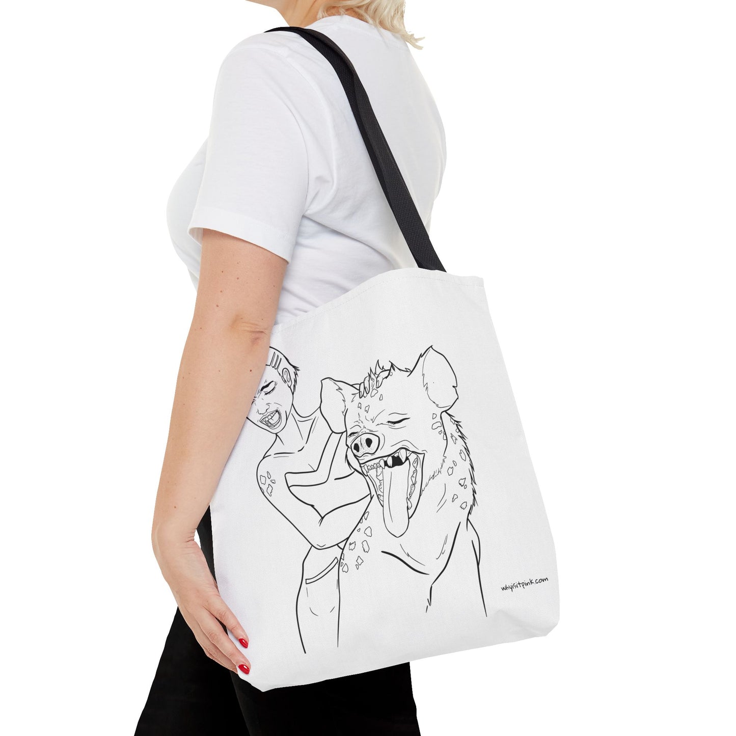 Hilarious Hyena Tote Bag