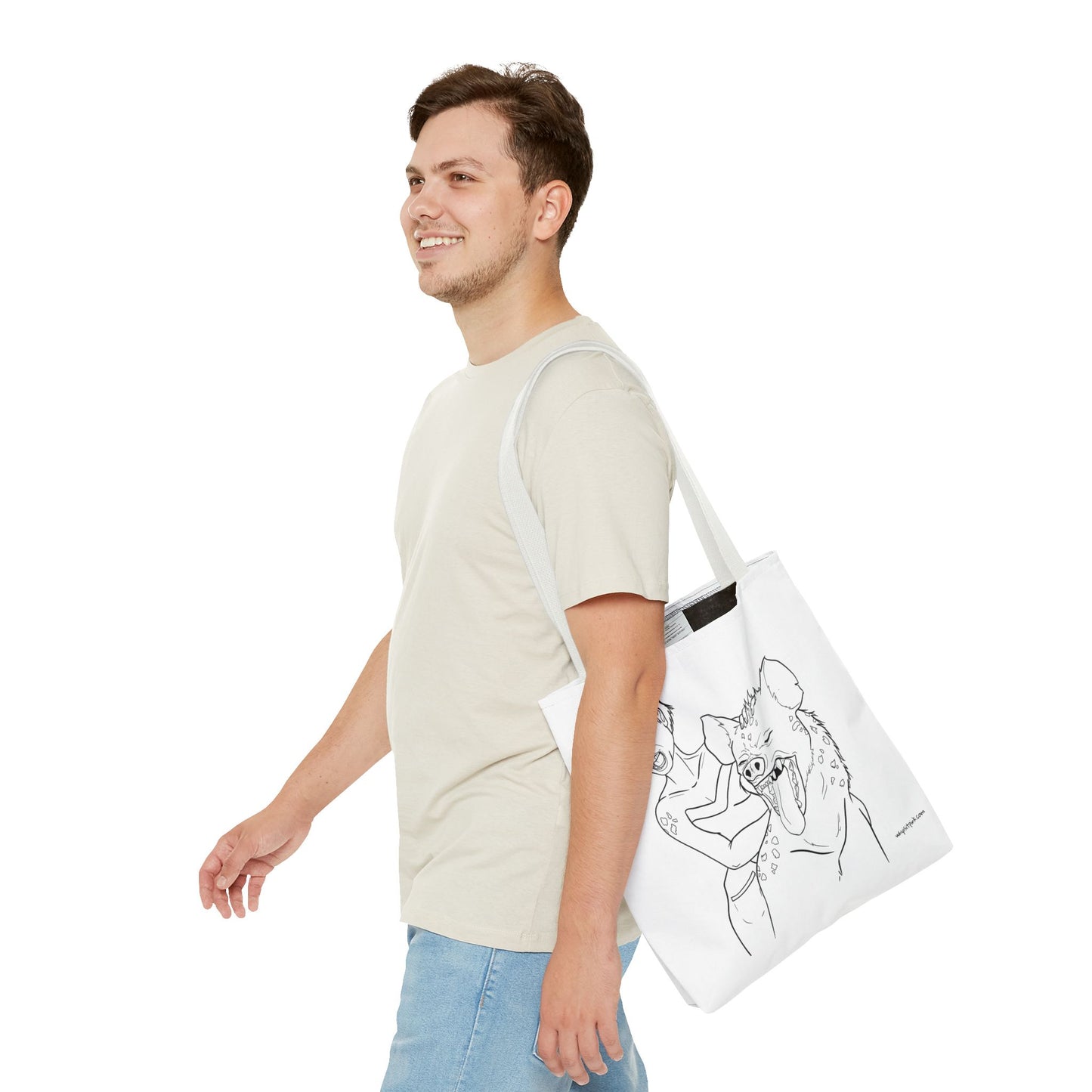Hilarious Hyena Tote Bag