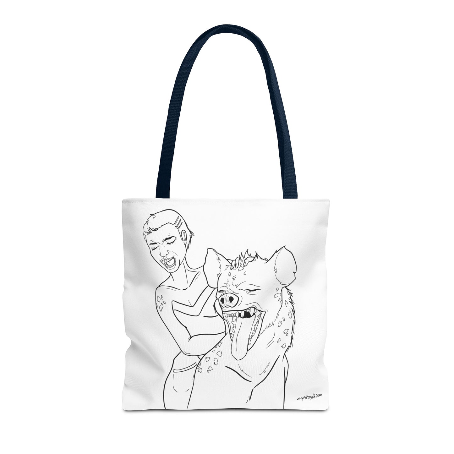 Hilarious Hyena Tote Bag