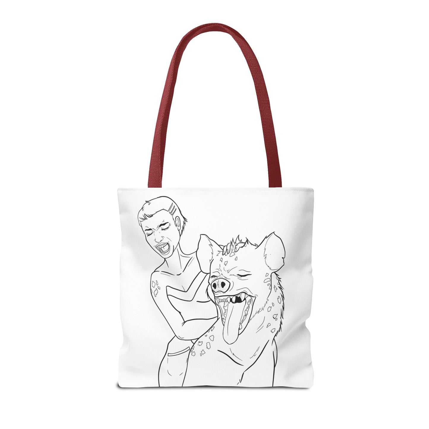 Hilarious Hyena Tote Bag