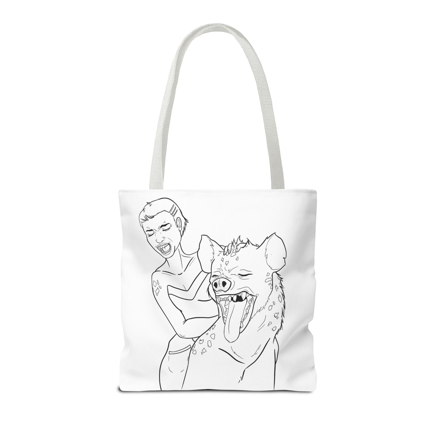 Hilarious Hyena Tote Bag