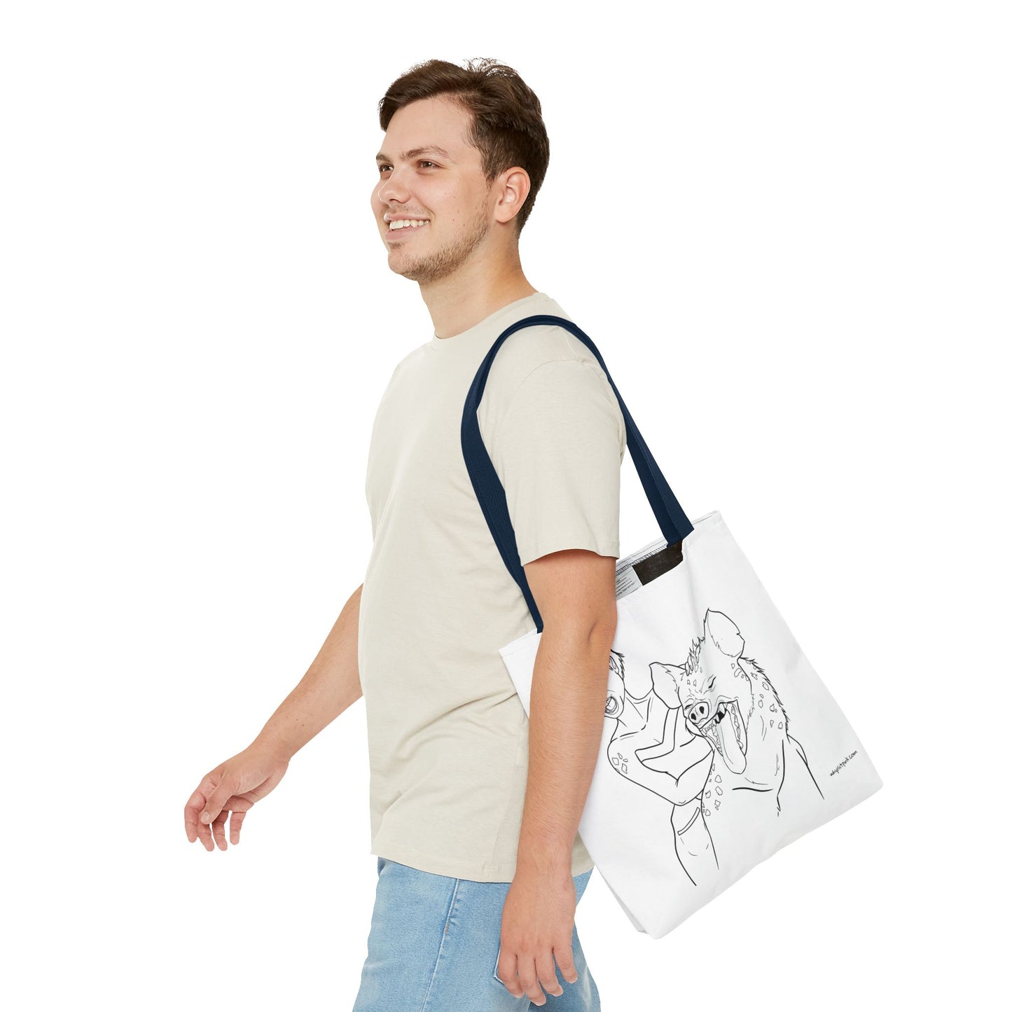 Hilarious Hyena Tote Bag