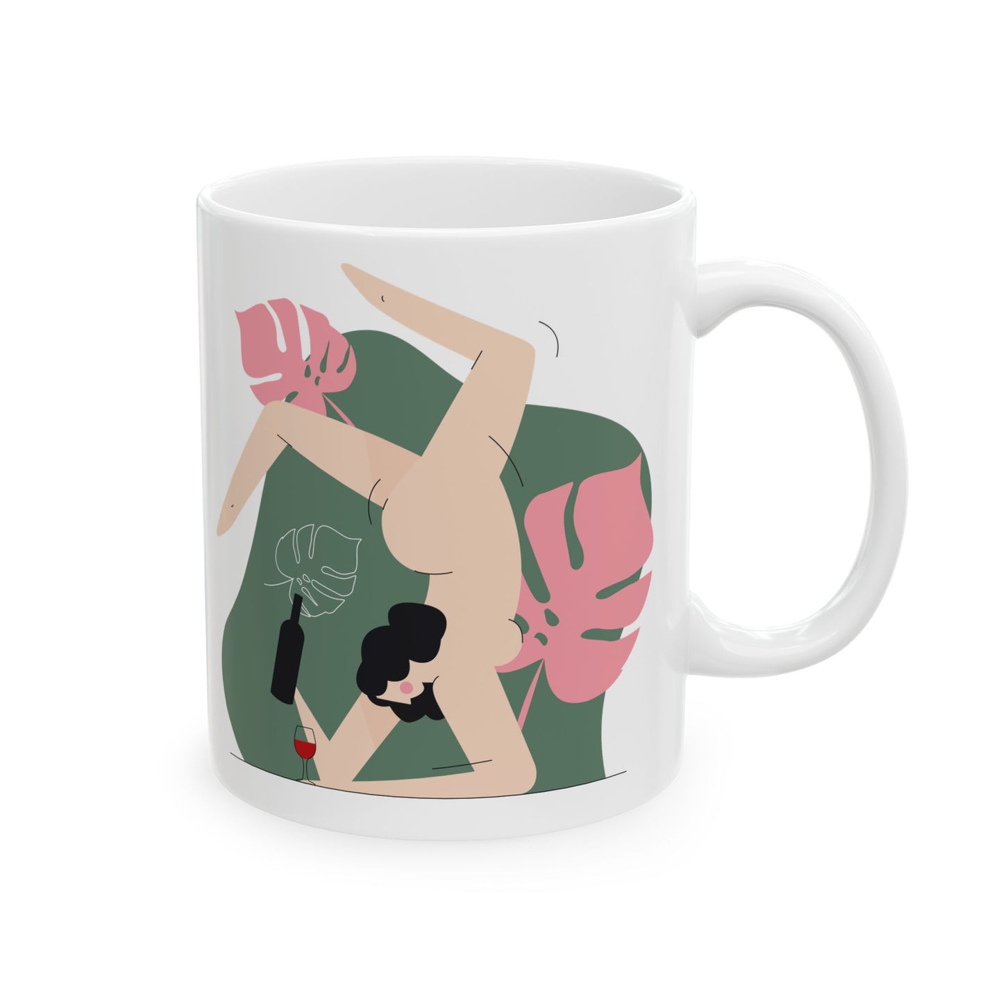 Menace First Woman Second Ceramic Mug (11oz, 15oz)