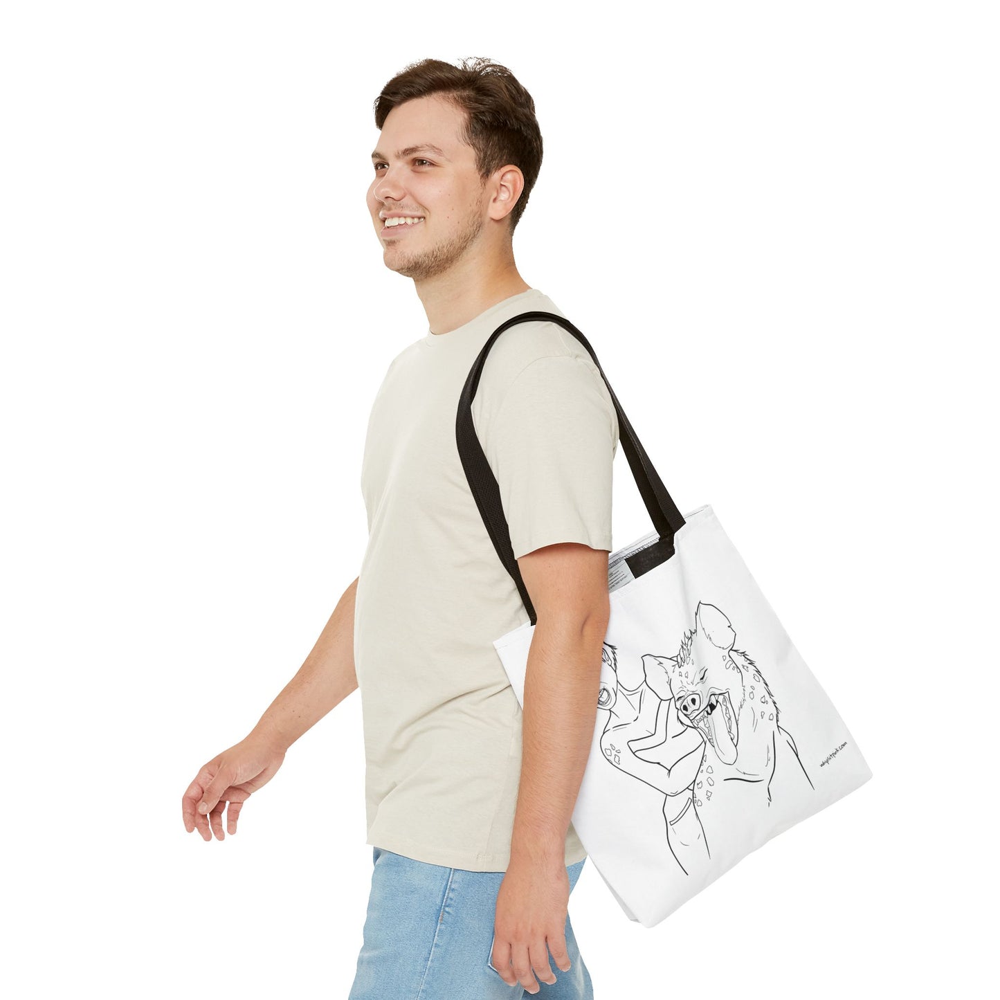 Hilarious Hyena Tote Bag