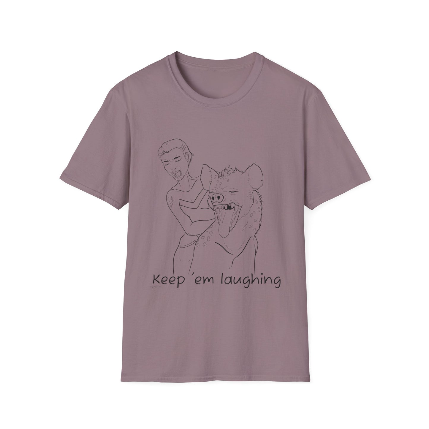 Keep 'em Laughing Hyena Unisex T-Shirt (XS-5XL)