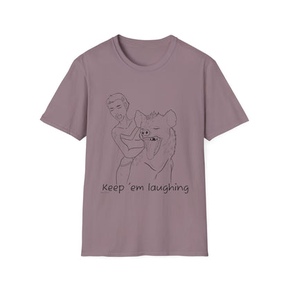 Keep 'em Laughing Hyena Unisex T-Shirt (XS-5XL)