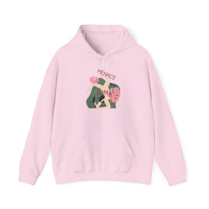 Menace First, Woman Second Hoodie