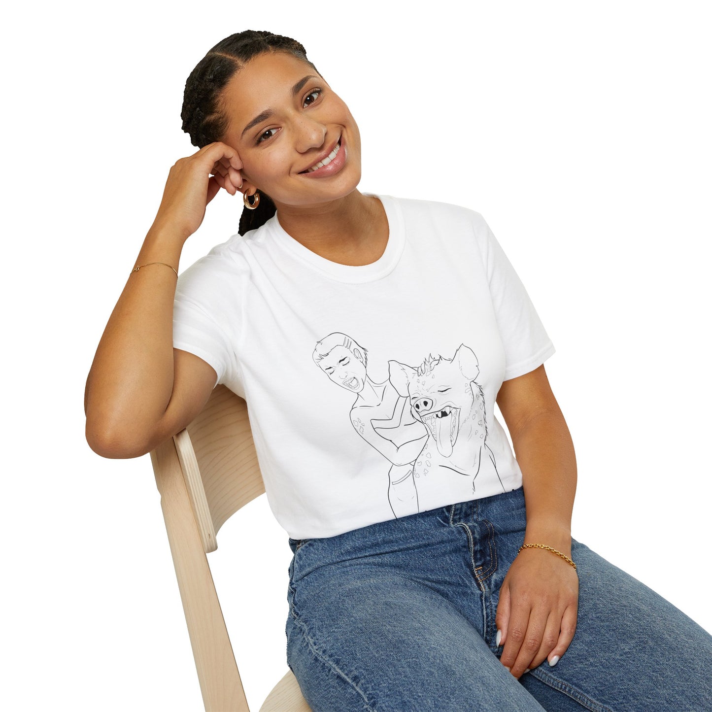 Keep 'em Laughing Hyena Unisex T-Shirt (XS-5XL)