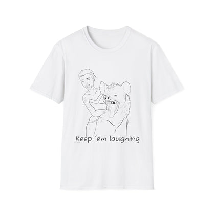 Keep 'em Laughing Hyena Unisex T-Shirt (XS-5XL)