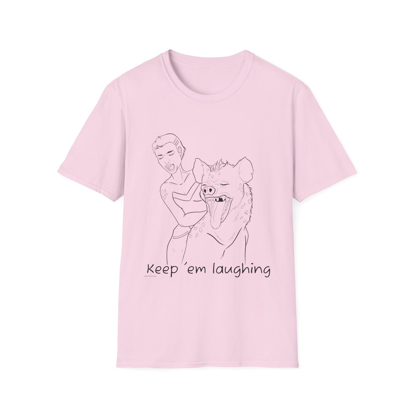 Keep 'em Laughing Hyena Unisex T-Shirt (XS-5XL)