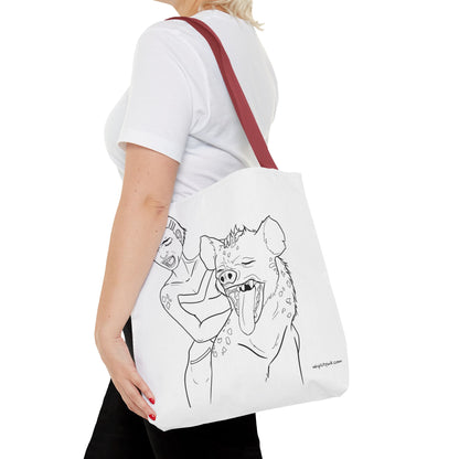 Hilarious Hyena Tote Bag