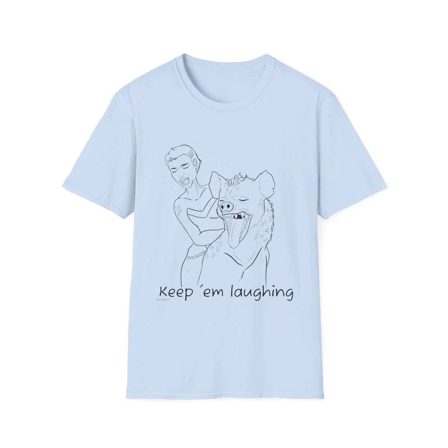 Keep 'em Laughing Hyena Unisex T-Shirt (XS-5XL)