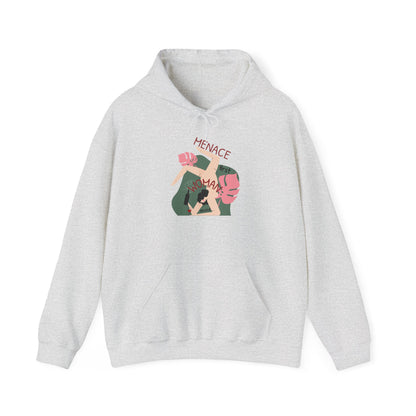 Menace First, Woman Second Hoodie
