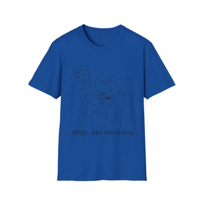Keep 'em Laughing Hyena Unisex T-Shirt (XS-5XL)
