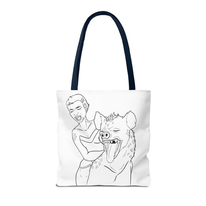 Hilarious Hyena Tote Bag