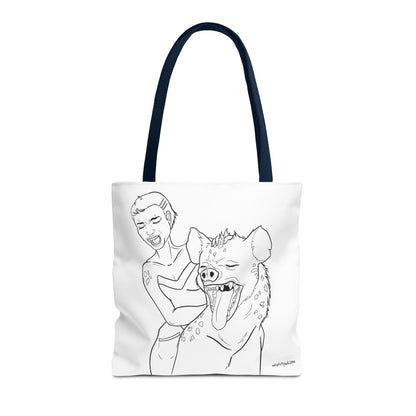 Hilarious Hyena Tote Bag
