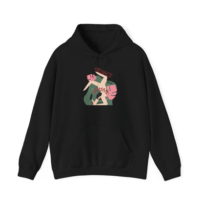 Menace First, Woman Second Hoodie