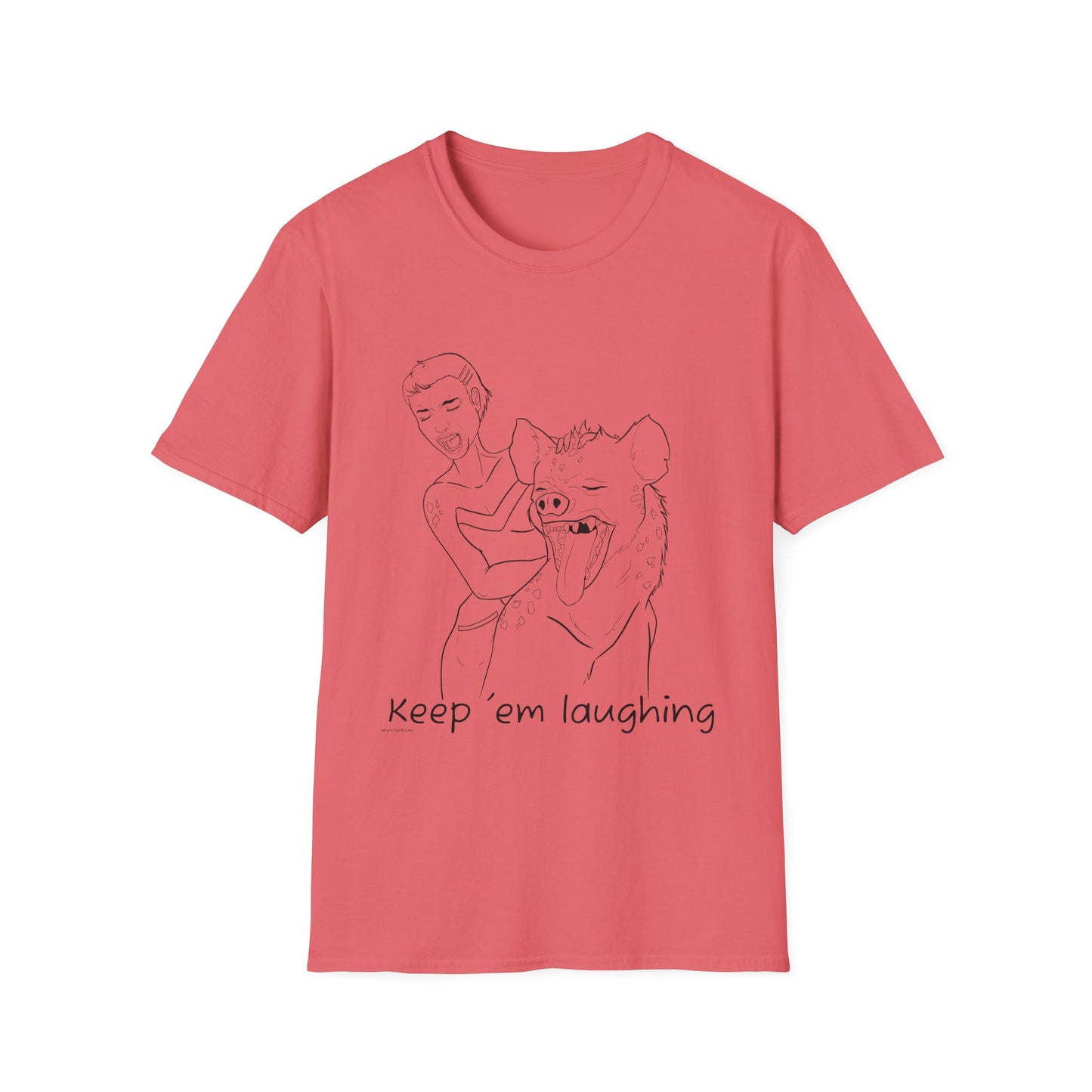 Keep 'em Laughing Hyena Unisex T-Shirt (XS-5XL)