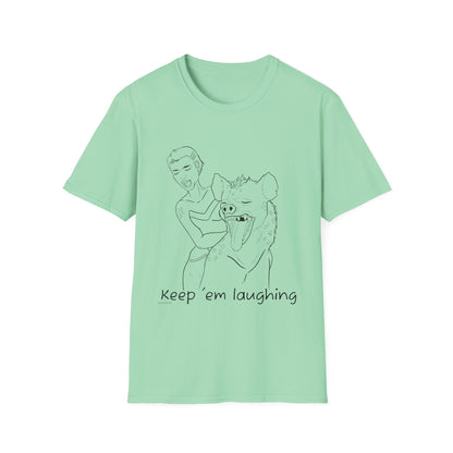 Keep 'em Laughing Hyena Unisex T-Shirt (XS-5XL)