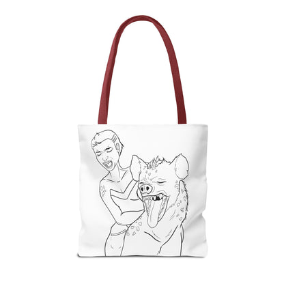 Hilarious Hyena Tote Bag