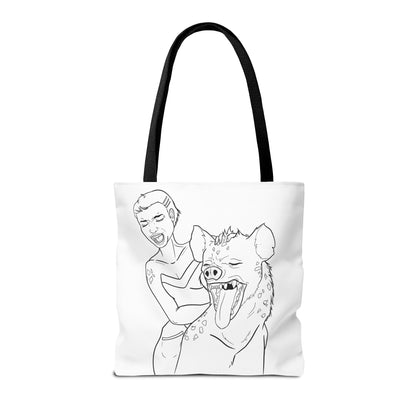 Hilarious Hyena Tote Bag