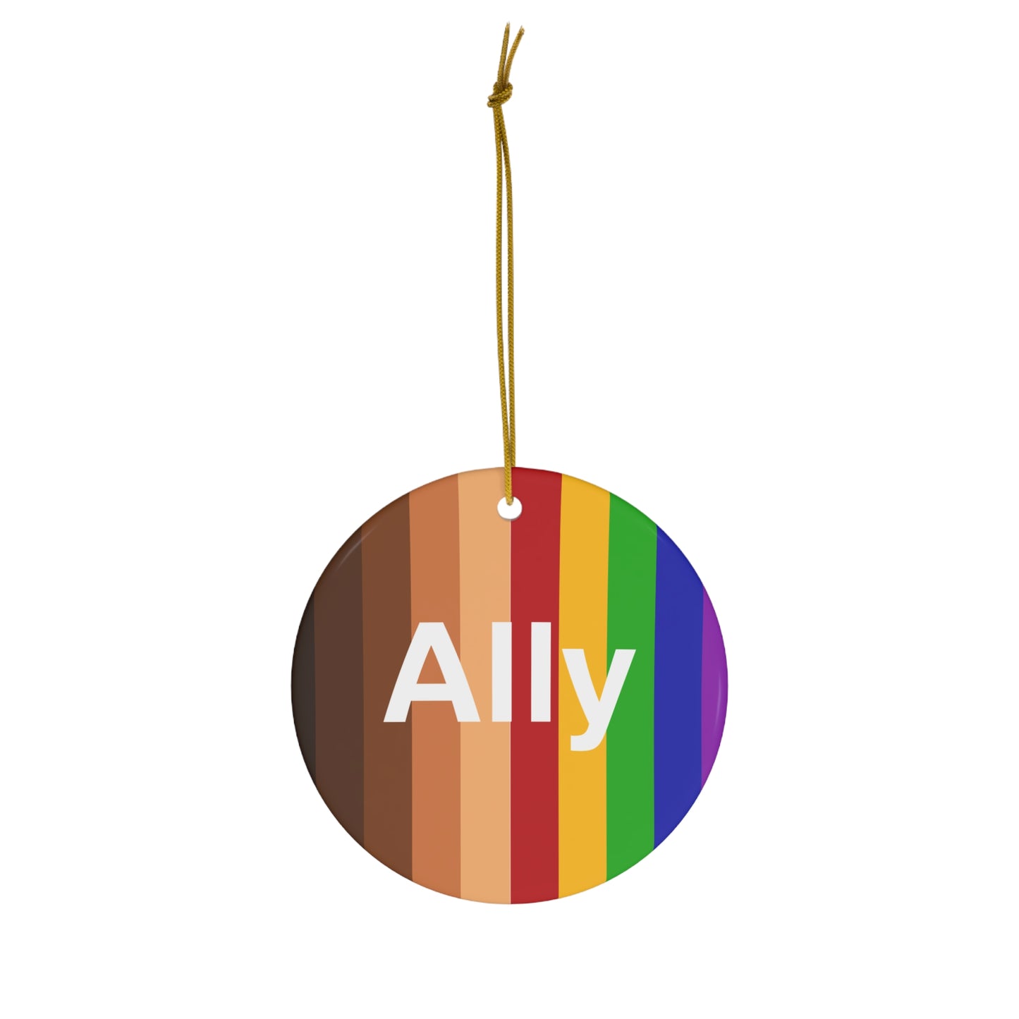 Ceramic Ornaments - Ally Rainbow