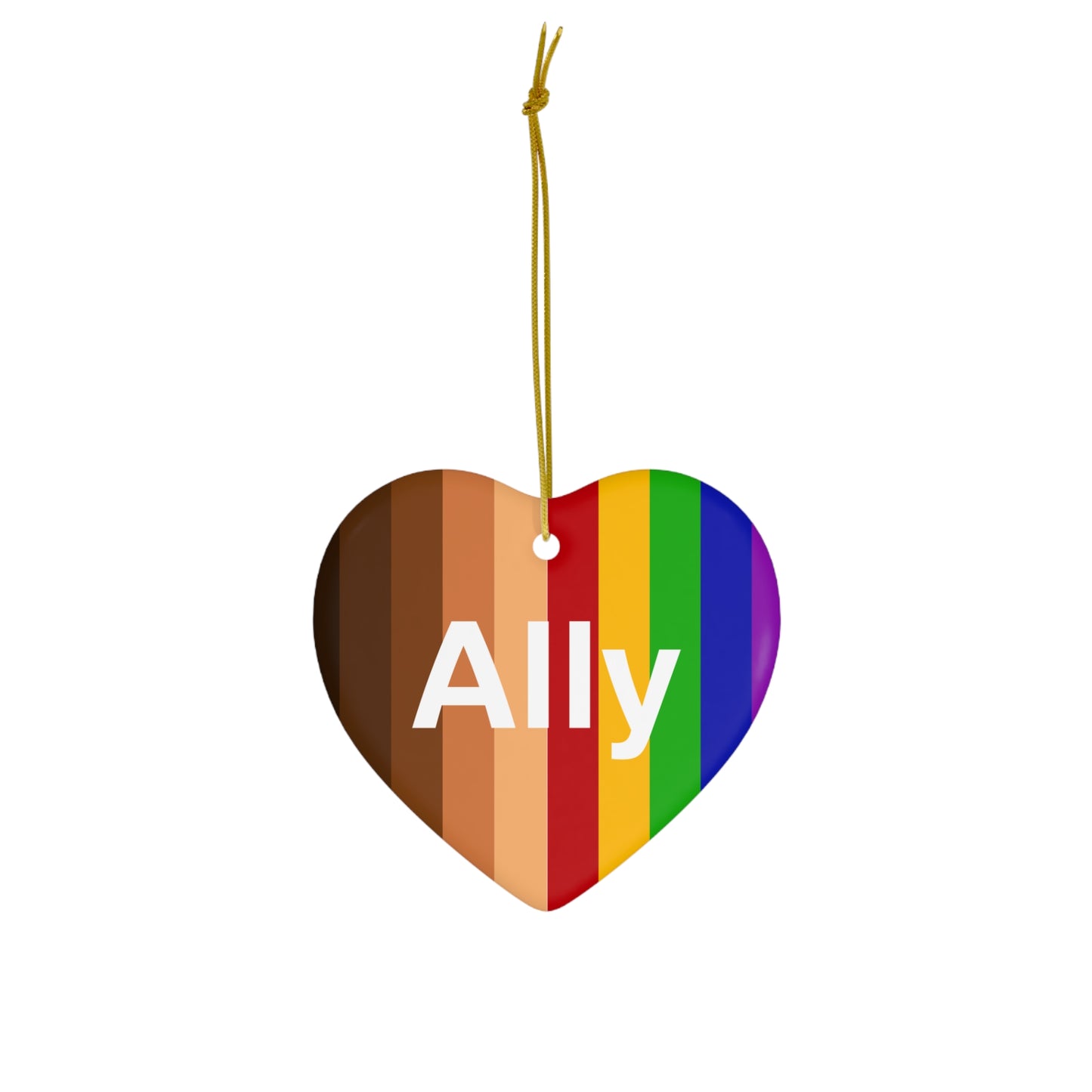 Ceramic Ornaments - Ally Rainbow