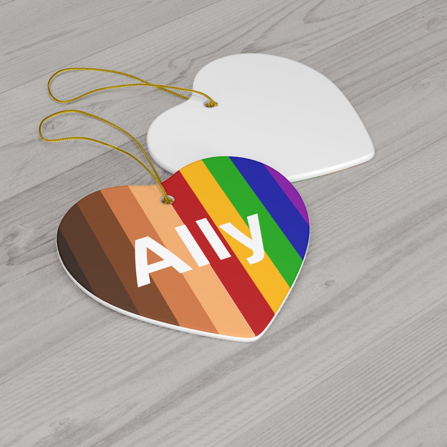 Ceramic Ornaments - Ally Rainbow