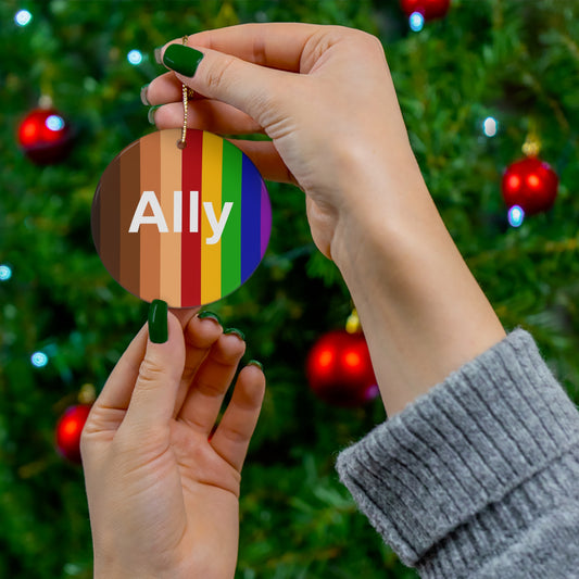 Ceramic Ornaments - Ally Rainbow