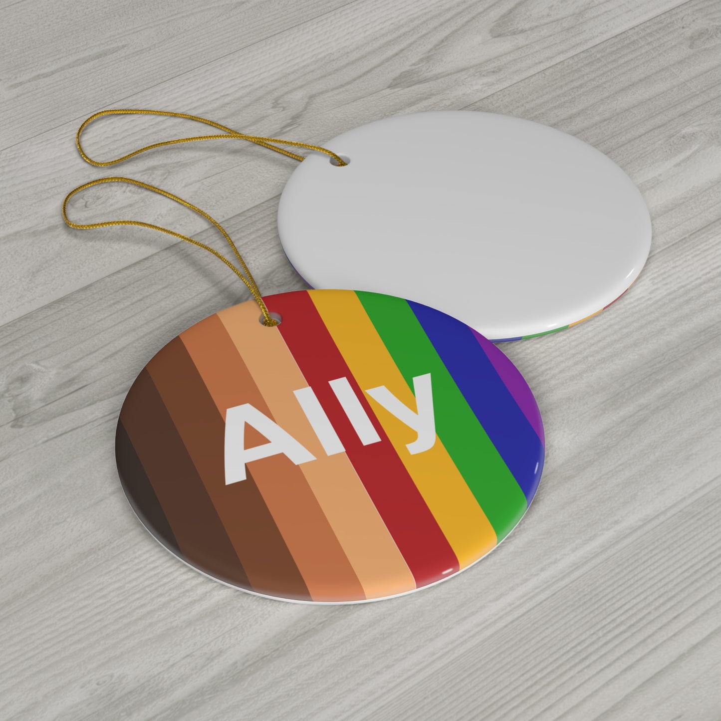 Ceramic Ornaments - Ally Rainbow